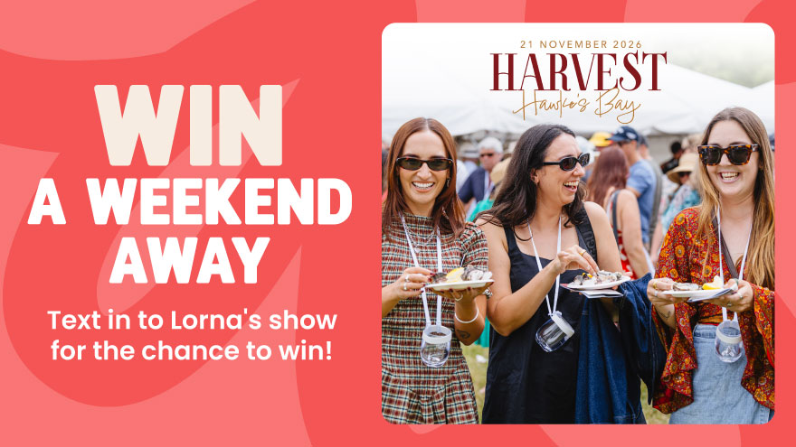 Win the ultimate weekend away at Harvest Hawke’s Bay 2026