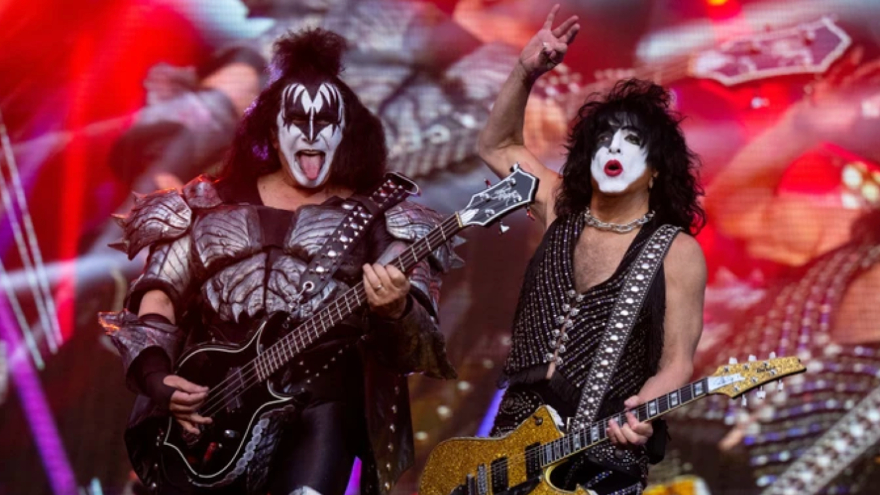 KISS return to the studio to record new material for upcoming show