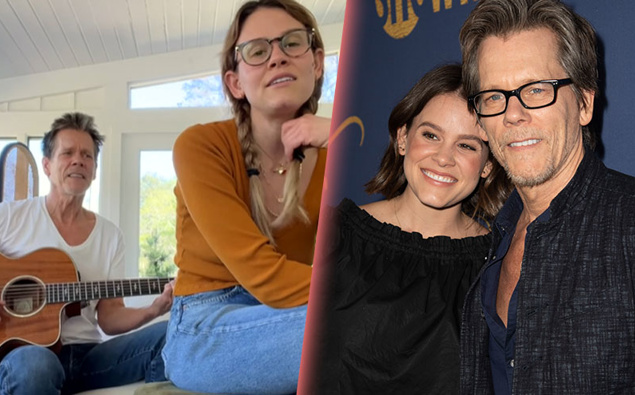Kevin Bacon and Daughter Sosie Belt Out Beyoncé and Miley Cyrus Duet