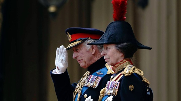 King Charles has wished his sister Princess Anne a happy birthday. Photo / AP
