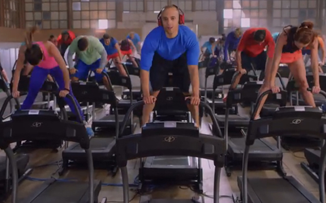 Worlds Largest Treadmill Dance With Over 40 Treadmills