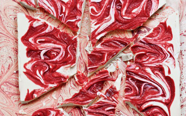 Raspberry Ripple with White Chocolate Slab Recipe