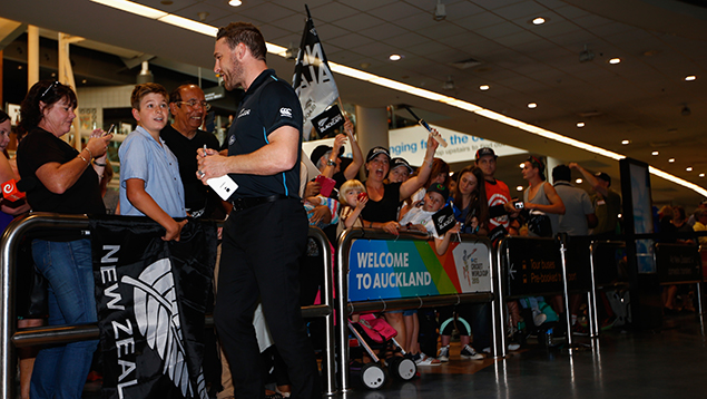 Warm Welcome For Black Caps Heroes