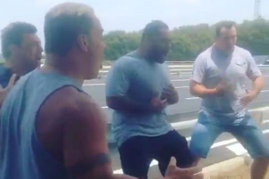 Emotional Haka for Jerry Collins in France