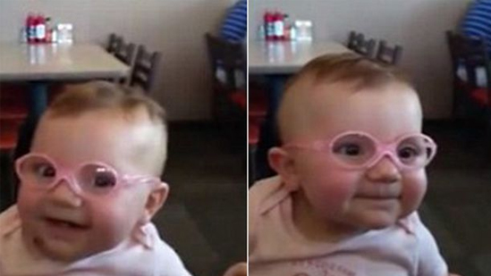 Baby Seeing Properly For The First Time Is Infectious
