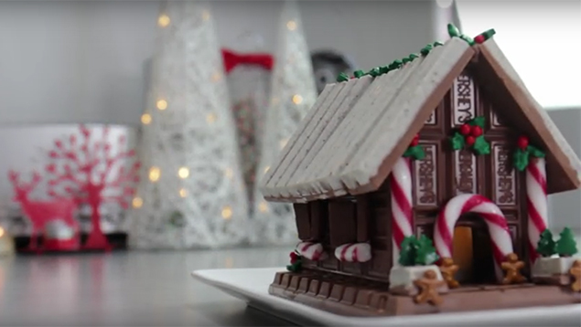 No Bake Candy Christmas House