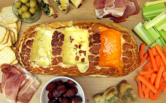 Bread Rowboat 3 Cheese Fondue Bread Boat Recipe