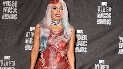 lady gaga raw meat dress 13 years ago today, Lady Gaga wore a meat dress to the VMAs. : r/popculturechat