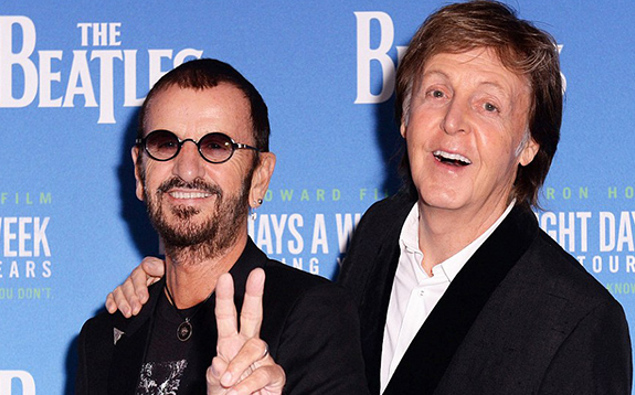 Paul And Ringo Come Together For 'Emotional' Beatles Film Premiere