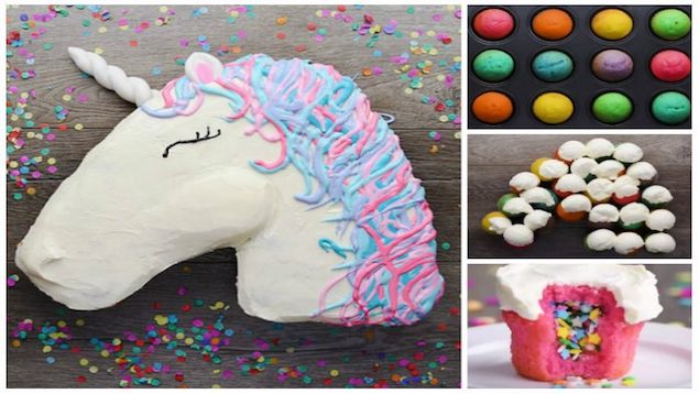 Unicorn Pull Apart Cake