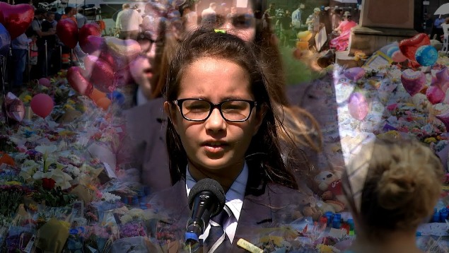 School choir's stunning tribute to Manchester victims