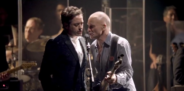 Robert Downey Jr sings with Sting