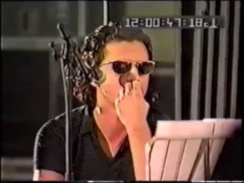 INXS rehearse I Send A Message, 21 November 1997