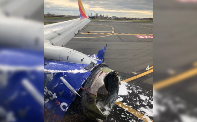 Cwt Explosion Southwest Airlines engine explosion