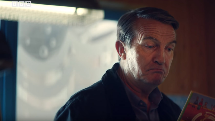 Watch Bradley Walsh's first appearance in the new Doctor Who series