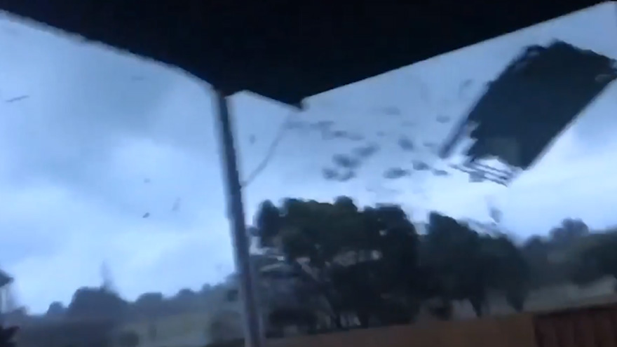 Tornado rips through Ōhope 