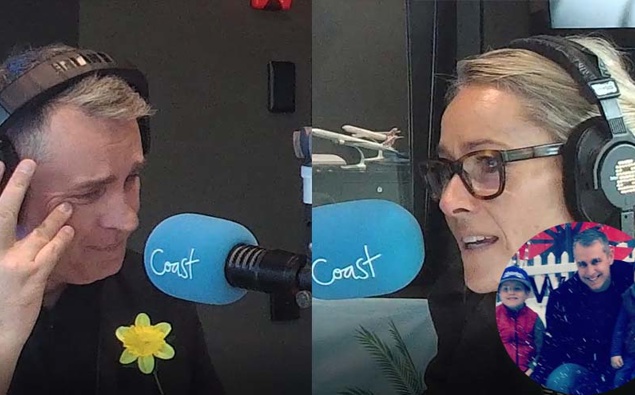 Jason Reves Jason Reeves is brought to tears on air by his son's surprise
