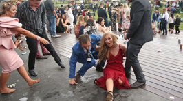 Photos: The aftermath of a very boozy Melbourne Cup