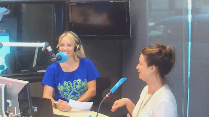 Claire Chitham commits a fashion crime during the Quick Fire Five