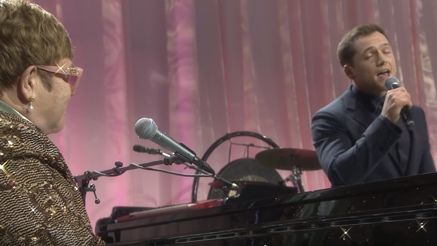 Taron and Elton's duet 