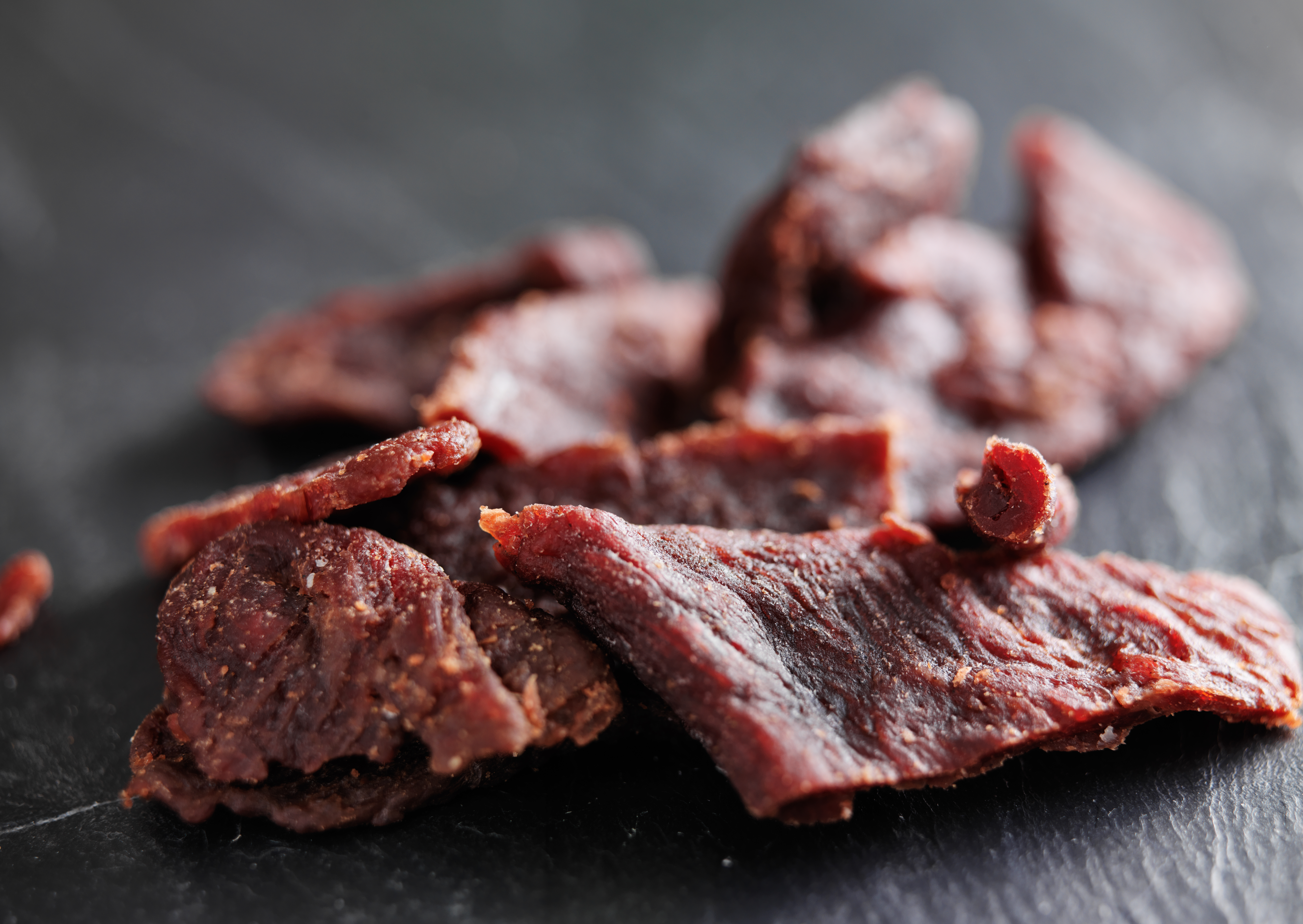 Beef jerky: Yes, it’s packed with preservatives and sodium, but recently a healthier version has surfaced. Look for beef jerky labelled “all-natural.” It’s lower in sodium and preservatives and contains a high amount of protein.