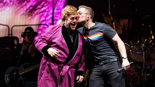 Elton John and Taron Egerton surprise fans with heartfelt LIVE duet of 'Your Song'