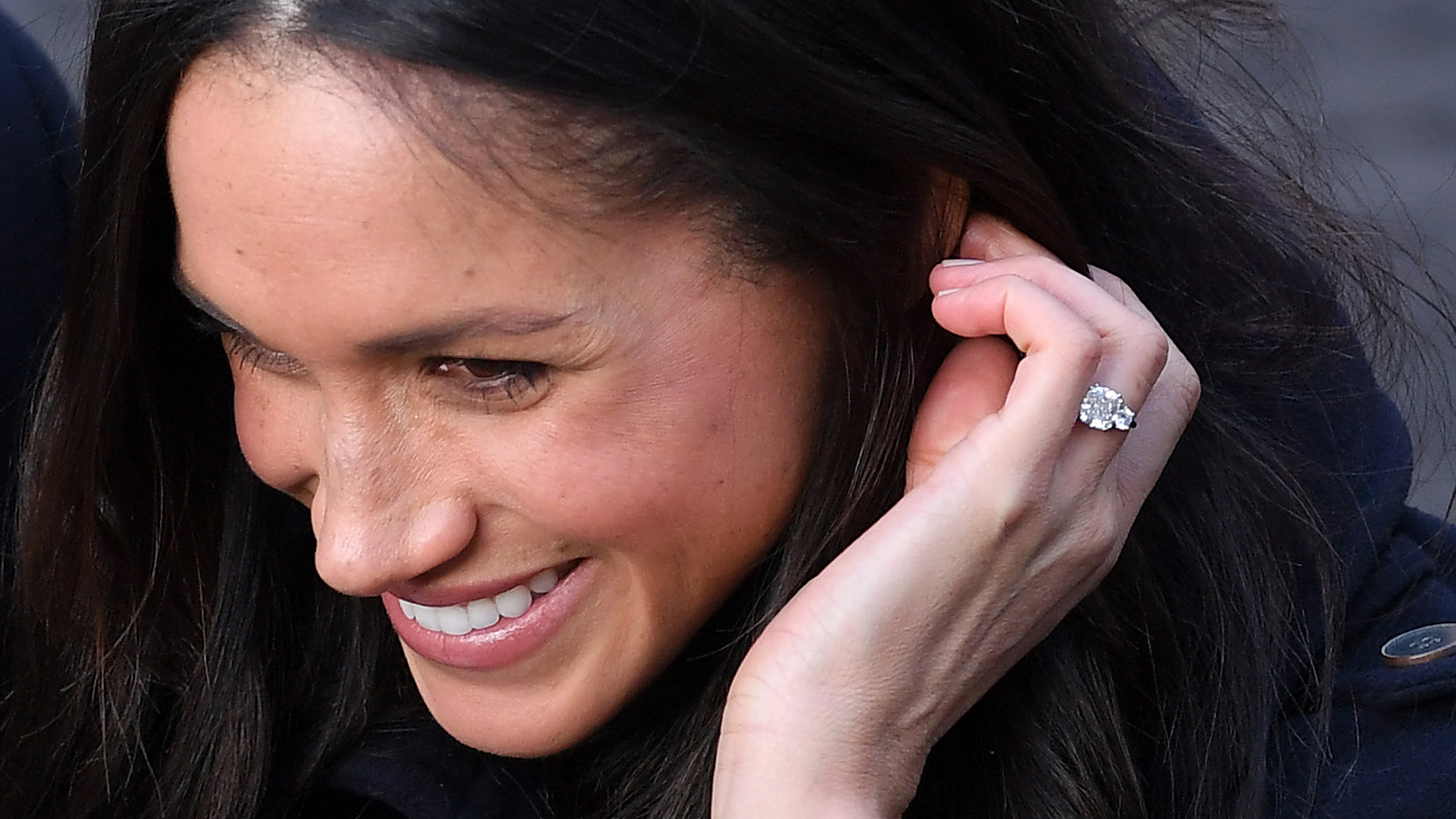 Meghan Markle shows off engagement ring at Prince Harry's side Video - ABC  News