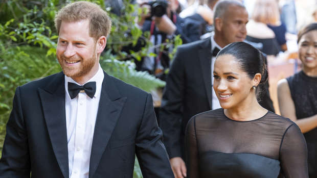 Prince Harry And Meghan Markle Dazzle As They Make Their Red Carpet Debut At The Lion King Premiere