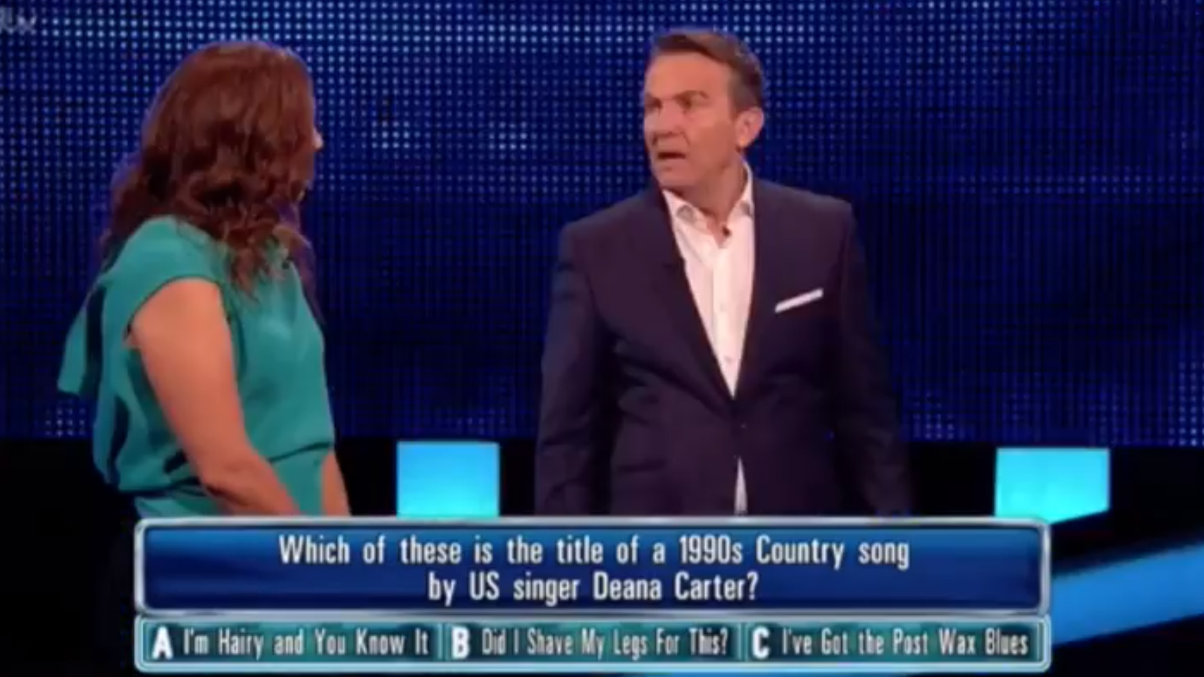 Bradley Walsh hilariously tells off The Chase contestant after she "questioned his question"
