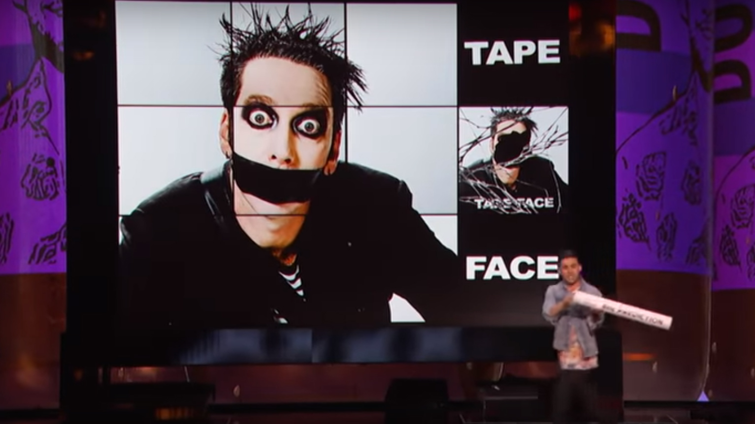 Tape Face performs impressive magic tricks with Australian magician on American's Got Talent