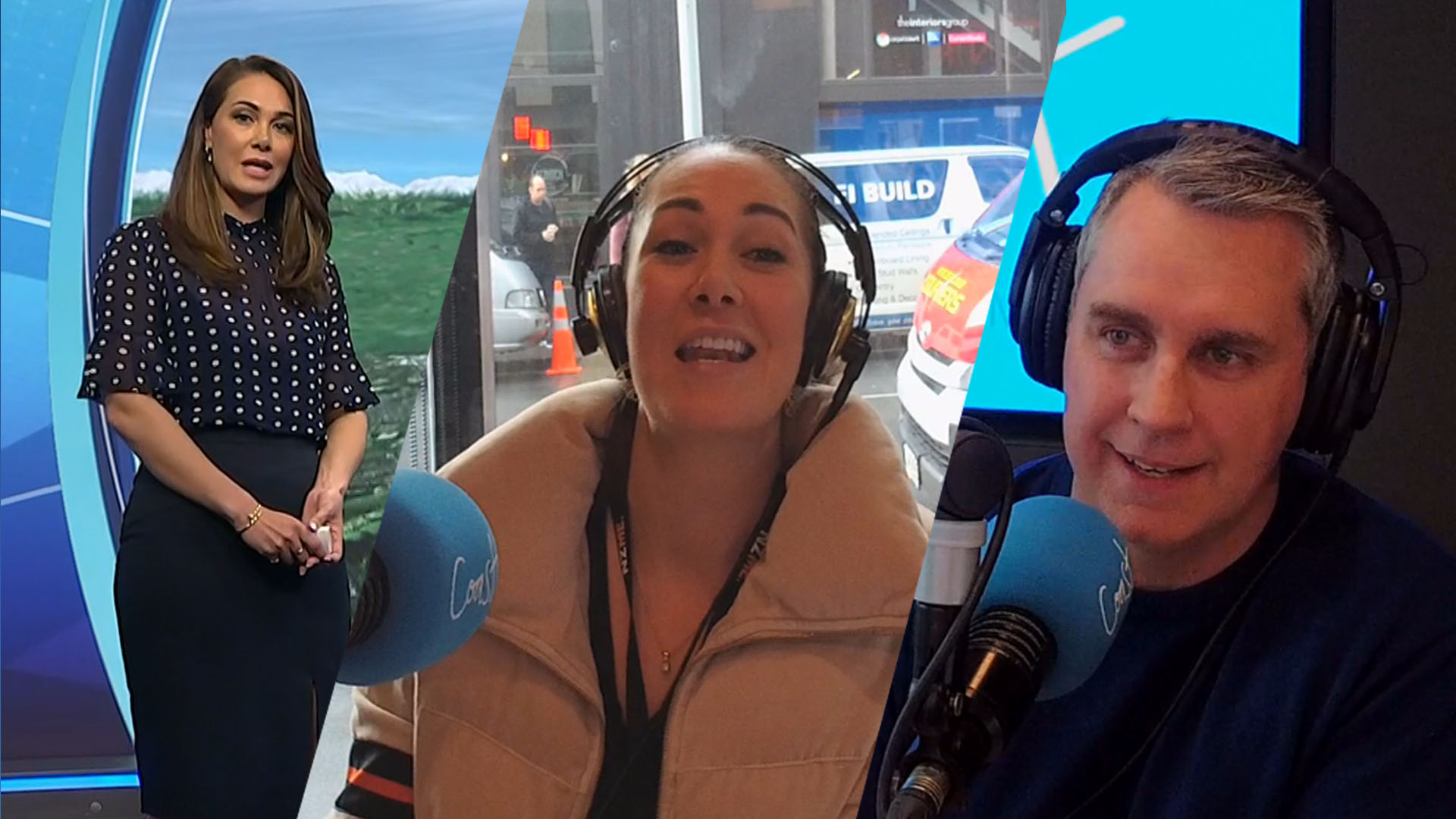 Renee Wright hilariously completes a dare given to her by Coast listeners LIVE on 1 News last night