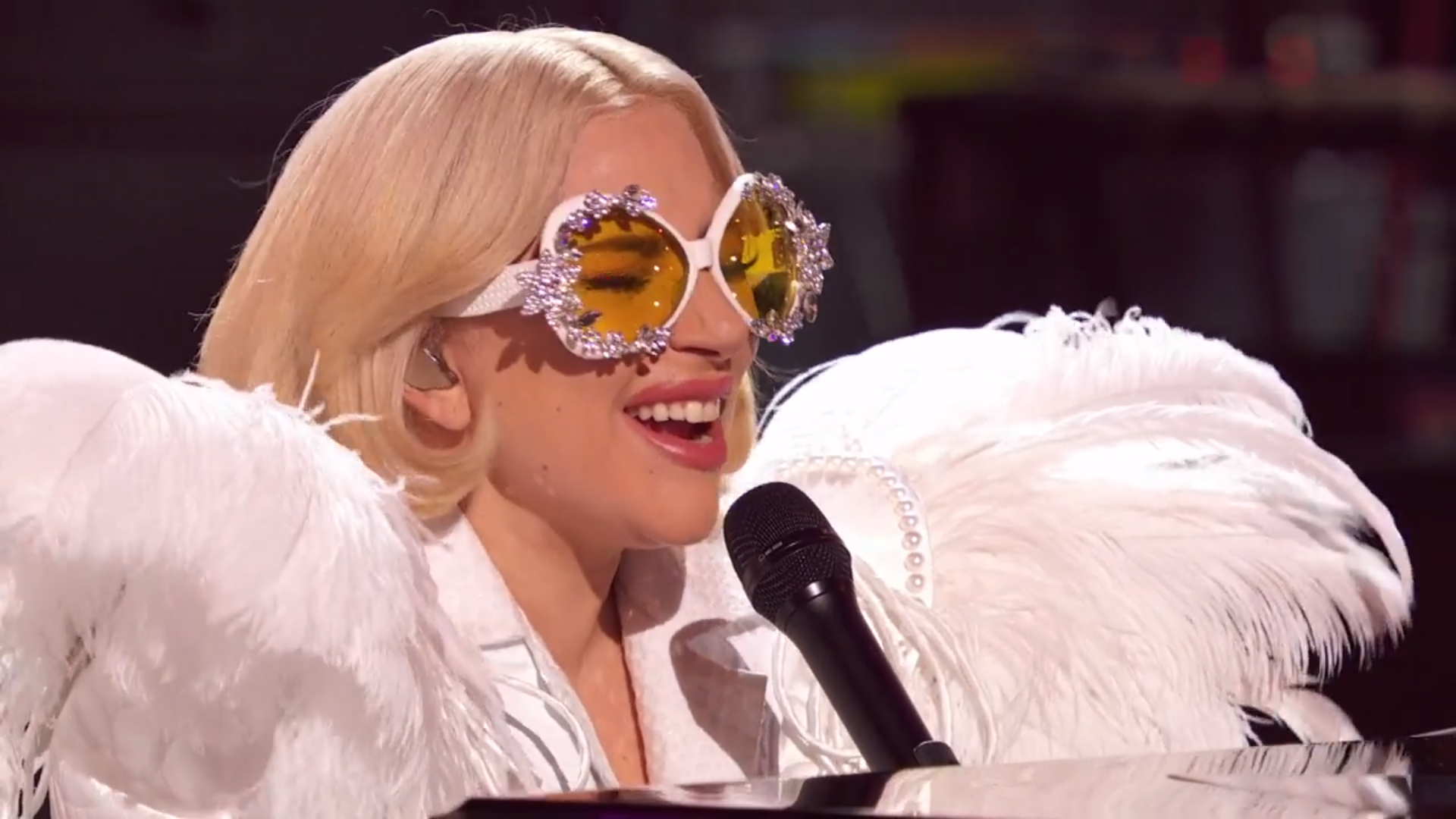 Lady Gaga performs stunningly beautiful cover of Elton John's 'Your Song'