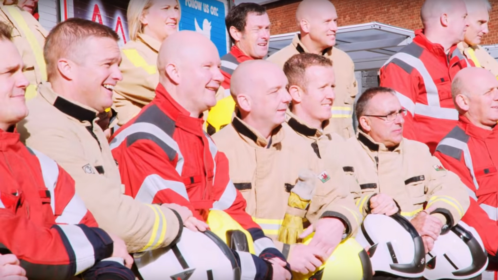 Firefighters aim for Christmas number one with impressive cover of 'Do They Know It's Christmas'