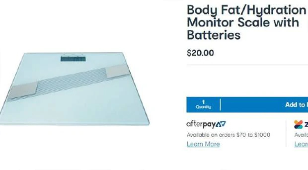 Kmart bathroom scale deals