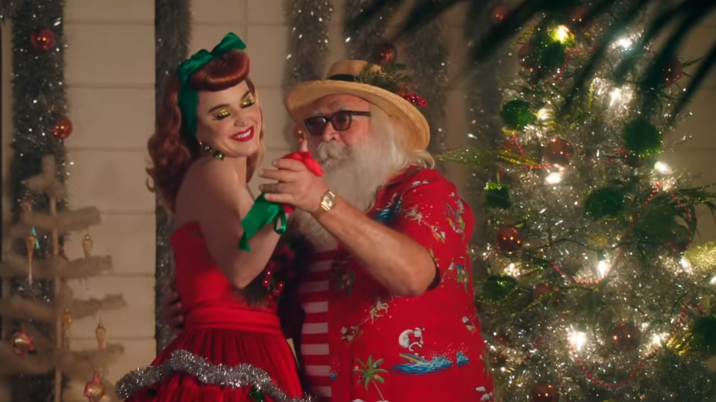 Katy Perry has released a brand new Christmas song and the music video is a tad bizarre