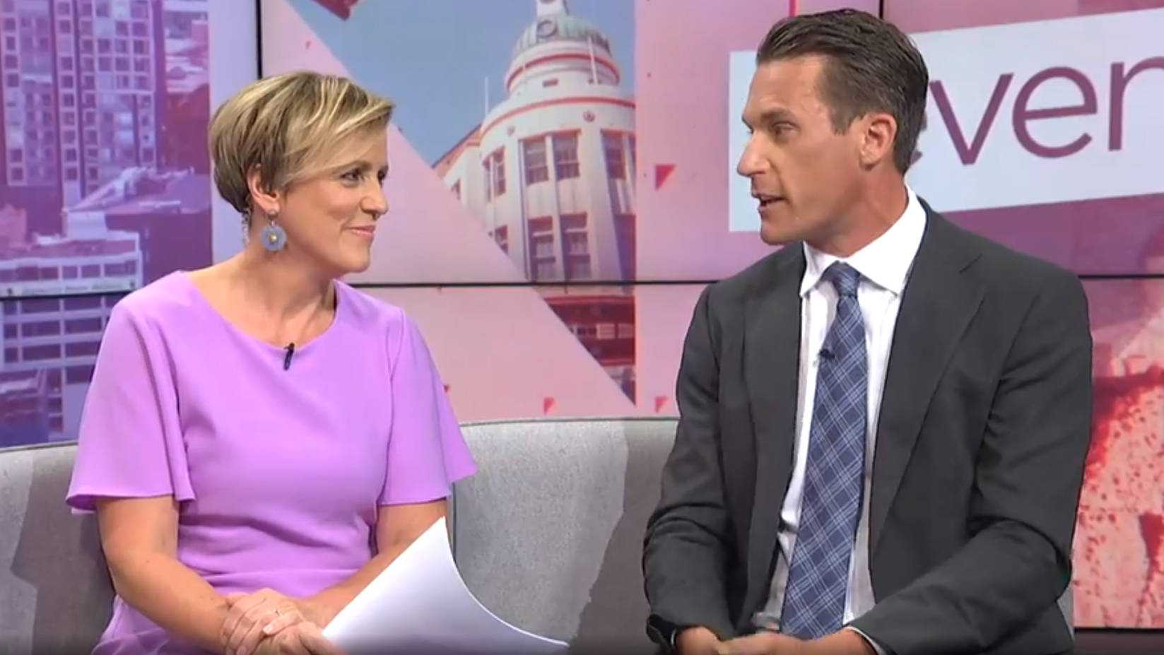 WATCH: Jeremy Wells' heartwarming birthday tribute to Hilary Barry brings tears to her eyes