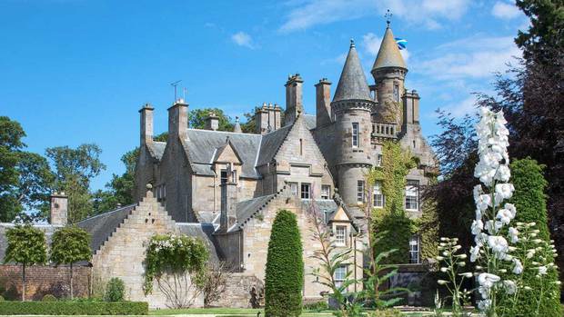 Carlowrie Castle is just the place for a coffee lover. Photo / Supplied