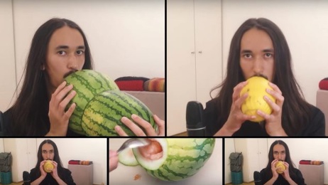 Fantastic cover of Smashmouth's All Star played on melons!