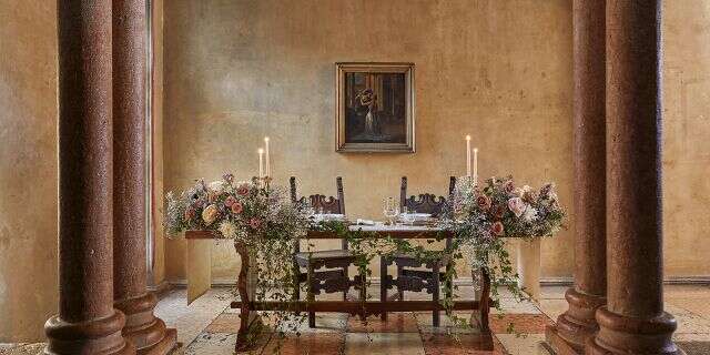 The gorgeous dining room