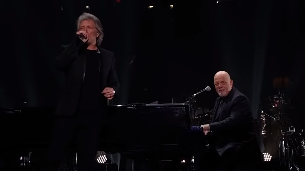 Jon Bon Jovi joins Billy Joel on stage for EPIC duet of 'It's Still Rock and Roll to Me'