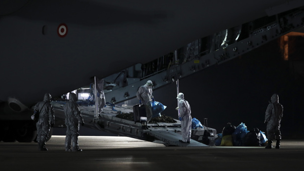 Photo / Turkish cargo plane carrying 42 passengers from Wuhan