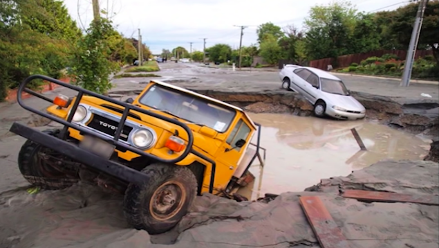 Catastrophic damage caused by Canterbury earthquakes
