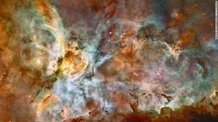 The Hubble Space Telescope captured this 50-light-year-wide view of the central region of the Carina Nebula, where a maelstrom of star birth — and death — is taking place. Image supplied by NASA.GOV