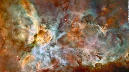 The Hubble Space Telescope captured this 50-light-year-wide view of the central region of the Carina Nebula, where a maelstrom of star birth — and death — is taking place. Image supplied by NASA.GOV