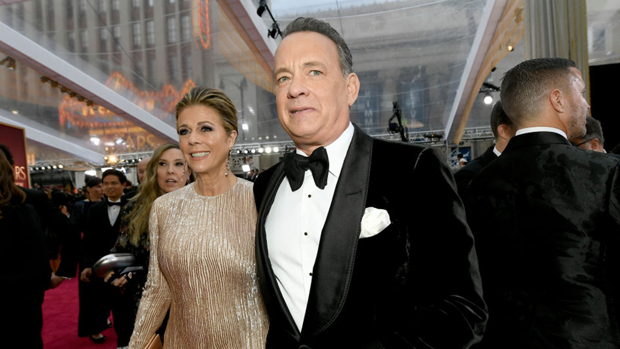 Hanks and wife Rita Wilson contacted the virus whilst filming in Australia / Getty Images