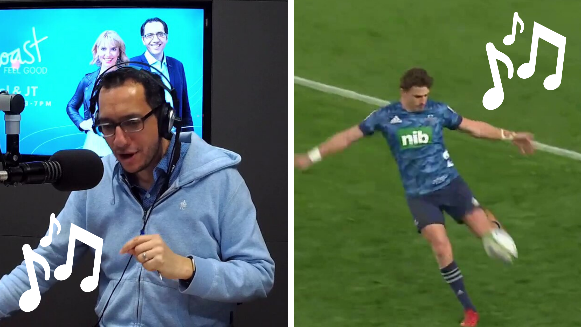 JT Sings a self-written Song for the Blues