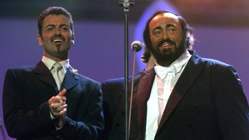 WATCH: George Michael and Pavarotti perform spine-tingling duet of Elton John cover