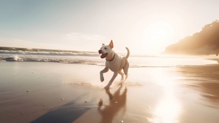 While your furry friend might love a trip to the beach, the sun can pose some risks. Photo / 123rf