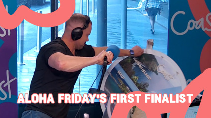 First finalist in the draw to win a trip to Hawaii!