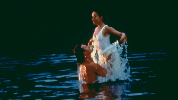 American actors Patrick Swayze (1952 - 2009) and Jennifer Grey star in the film 'Dirty Dancing', 1987. Photo / Getty via NZ Herald